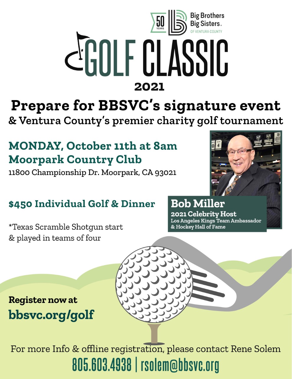 Golf Classic 2021 flyer